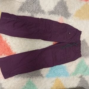 Purple Petite Dickies Cargo Scrub Pants